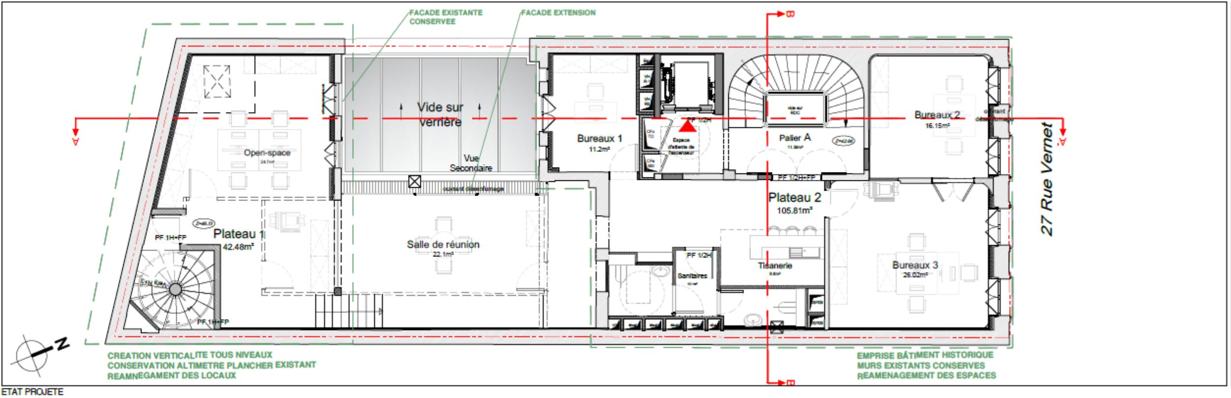 Bureau Paris 1005m² Vente bureau Paris OVBUR2533137 7